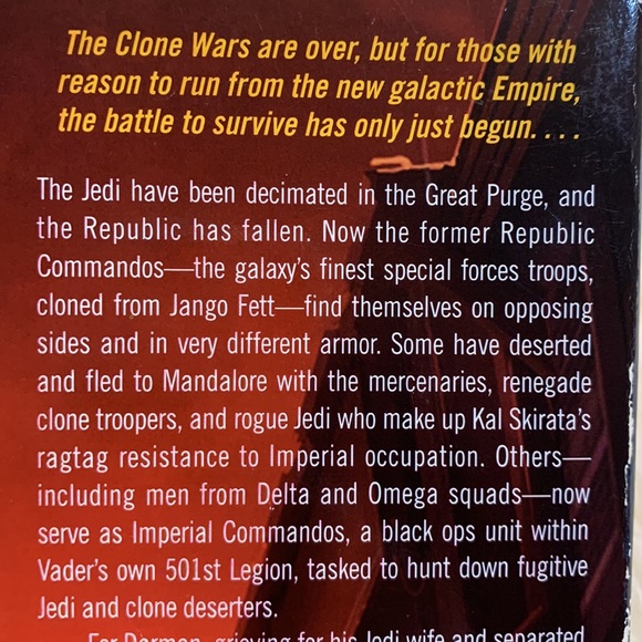 🐸2/$10🐸Star Wars imperial commando novel - Picture 4 of 5